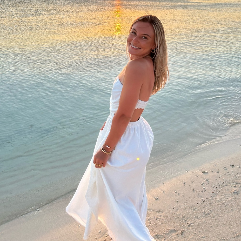 Summer white dress